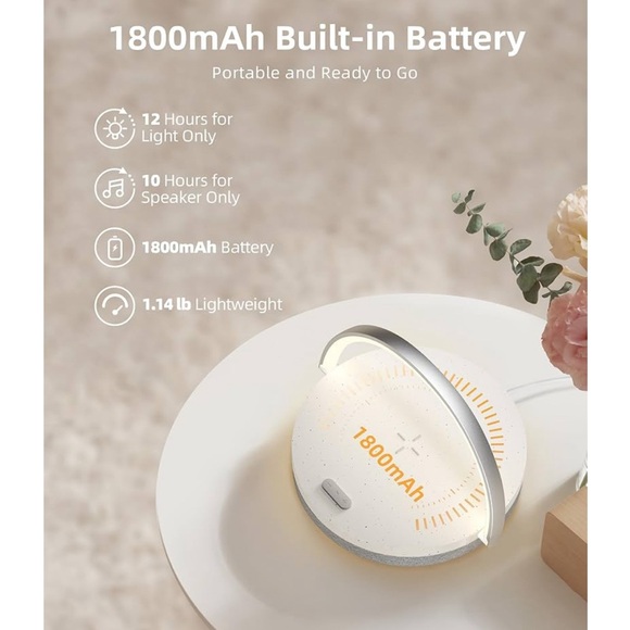 EZVALO Wireless Music Charger Lamp, NWT - Picture 5 of 9